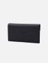 Letter Embossed Detail Long Wallet