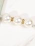 Faux Pearl Decor Bag Strap