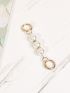 Faux Pearl Decor Bag Strap