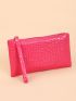 Crocodile Embossed Coin Purse