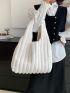 Minimalist Fluffy Shoulder Tote Bag