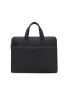 Men Letter Detail Laptop Handbag Briefcase