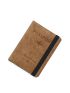 Letter & Airplane Embossed Passport Case