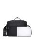 Men Label Decor Laptop Handbag Briefcase