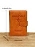 Letter & Airplane Embossed Passport Case