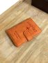 Letter & Airplane Embossed Passport Case