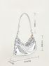 Sequin Decor Hobo Bag