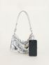 Sequin Decor Hobo Bag