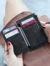 Minimalist Snap Button Detail Card Holder Multi-Card Card Organizer for Storage Credit Cards