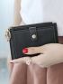 Minimalist Snap Button Detail Card Holder Multi-Card Card Organizer for Storage Credit Cards