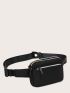 Mini Zip Front Waterproof Waist Bag