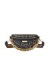 Leopard Pattern Chain Decor Fanny Pack