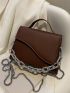 Mini Chain Flap Square Bag