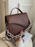 Mini Chain Flap Square Bag