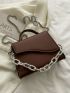 Mini Chain Flap Square Bag