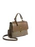 Houndstooth Pattern Flap Square Bag