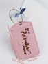 Letter Graphic Luggage Tag