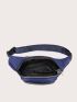 Quilted Zip Front Fanny Pack