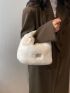 Minimalist Fluffy Hobo Bag
