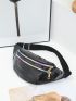 Black Fanny Pack PVC