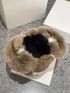 Two Tone Fluffy Square Bag