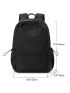 Drawstring Detail Functional Backpack