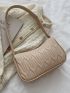 Quilted Baguette Bag