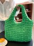 Minimalist Textured Shopper Bag