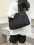 Minimalist Shopper Bag With Purse