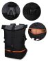 Men Letter Graphic Large Capacity Backpack Camping Bag