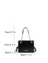 Mini Letter Graphic Chain Square Bag