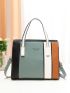 Color Block Square Bag, Mothers Day Gift For Mom