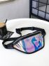 Holographic Transparent Waist Bag