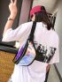 Holographic Transparent Waist Bag