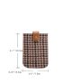 Houndstooth Pattern Card Holder