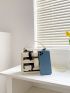 Mini Colorblock Metal Decor Square Bag