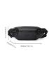 Zip Front Waterproof Waist Bag