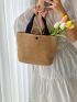 Minimalist Straw Bag