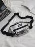 Letter Graphic Fanny Pack