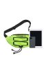 Neon Lime Letter Graphic Drawstring Design Fanny Pack