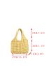 Minimalist Ruched Shopper Bag