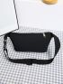 Letter Graphic Waterproof Waist Bag