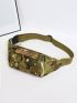 Camo Print Waist Bag