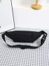 Zip Front Waist Bag