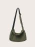 Minimalist Flap Hobo Bag