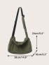 Minimalist Flap Hobo Bag