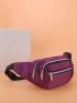 Zip Front Waist Bag