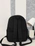 Studded Decor Functional Backpack