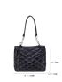 Quilted Chain Decor Shoulder Tote Bag