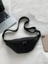 Zip Front Waist Bag